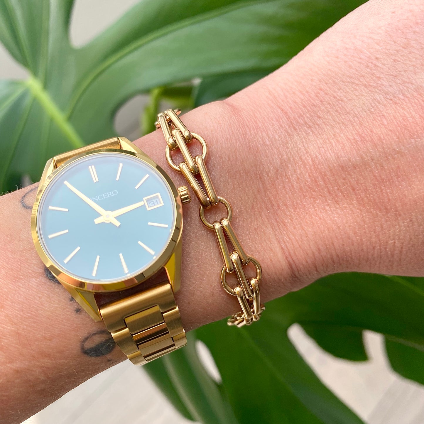 9ct Gold Fancy Link Bracelet | 8" | 9mm