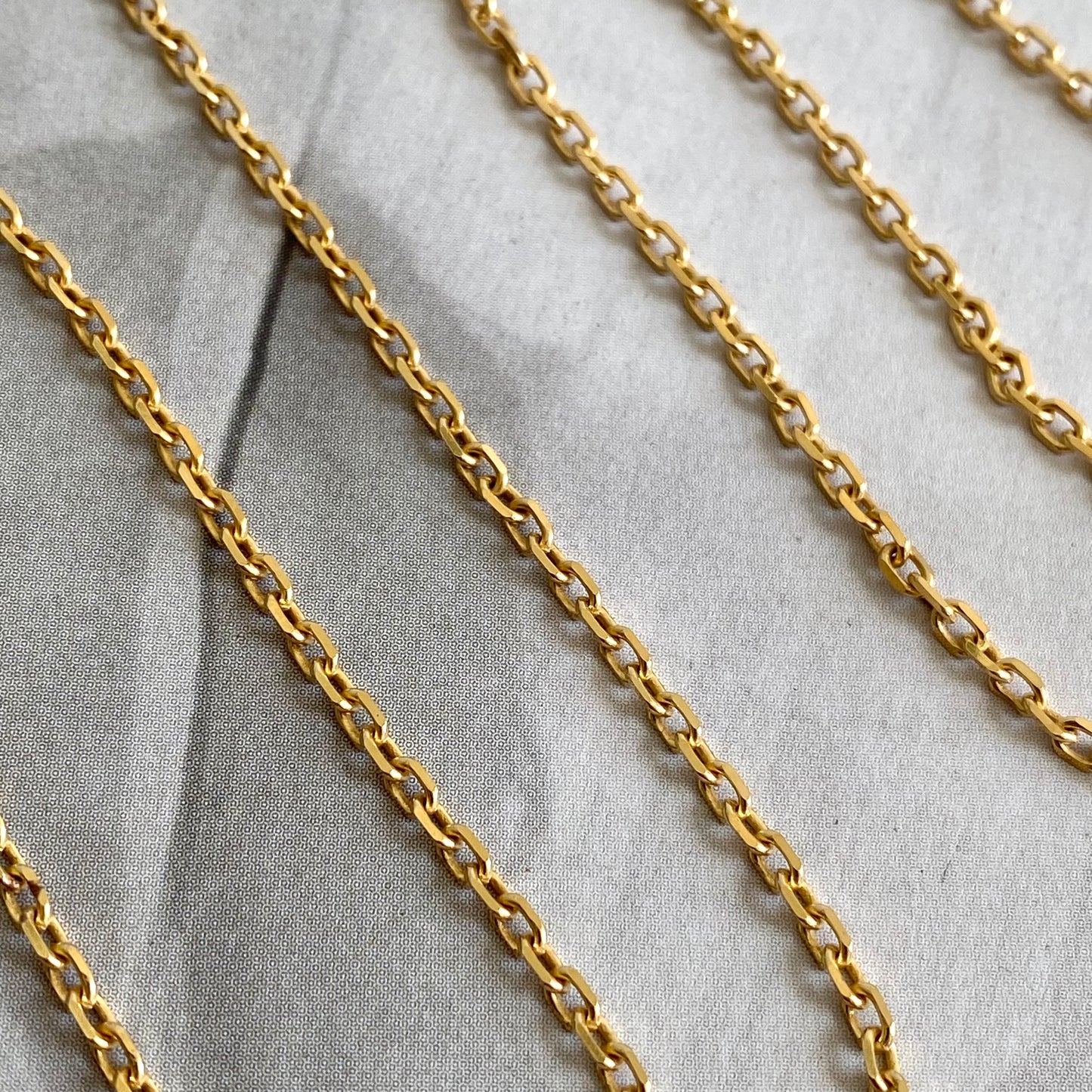 9ct Gold Biker Link Chain | 20" | 2mm