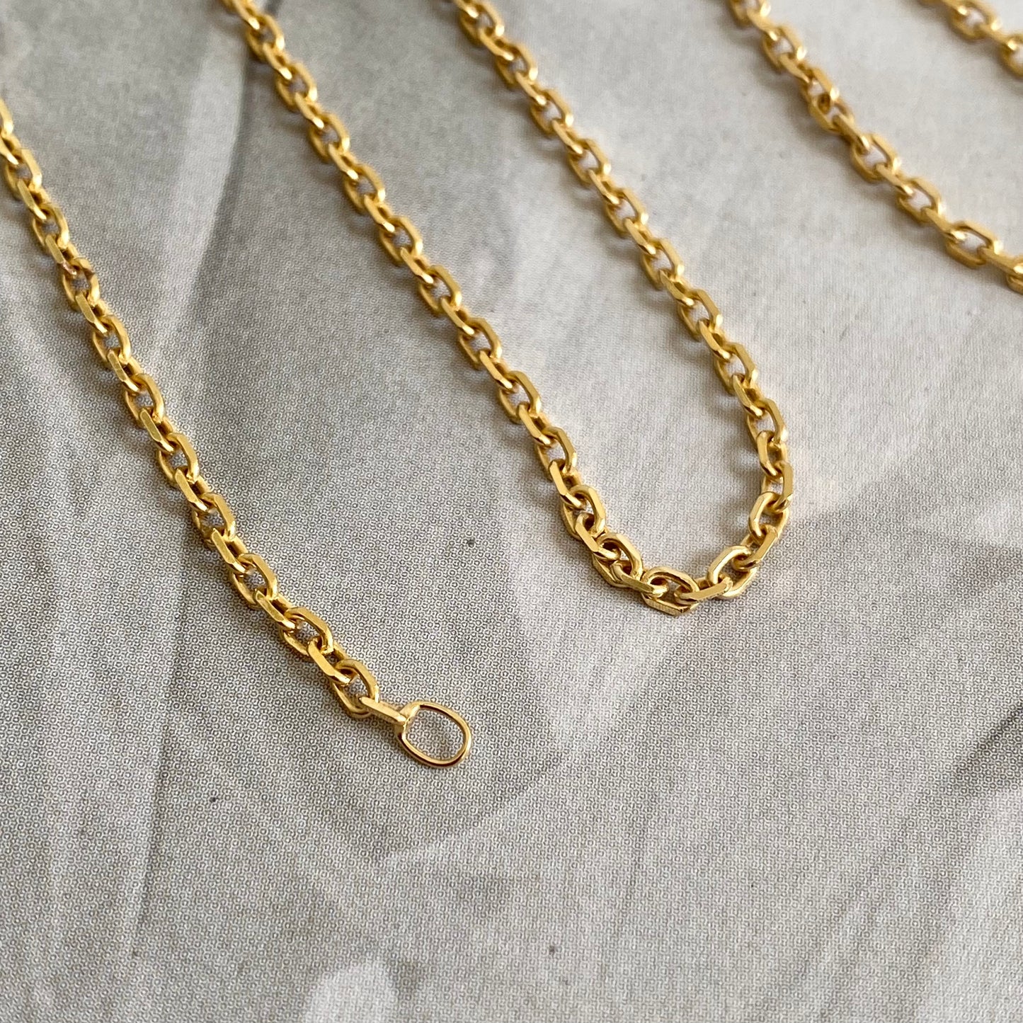 9ct Gold Biker Link Chain | 20" | 2mm