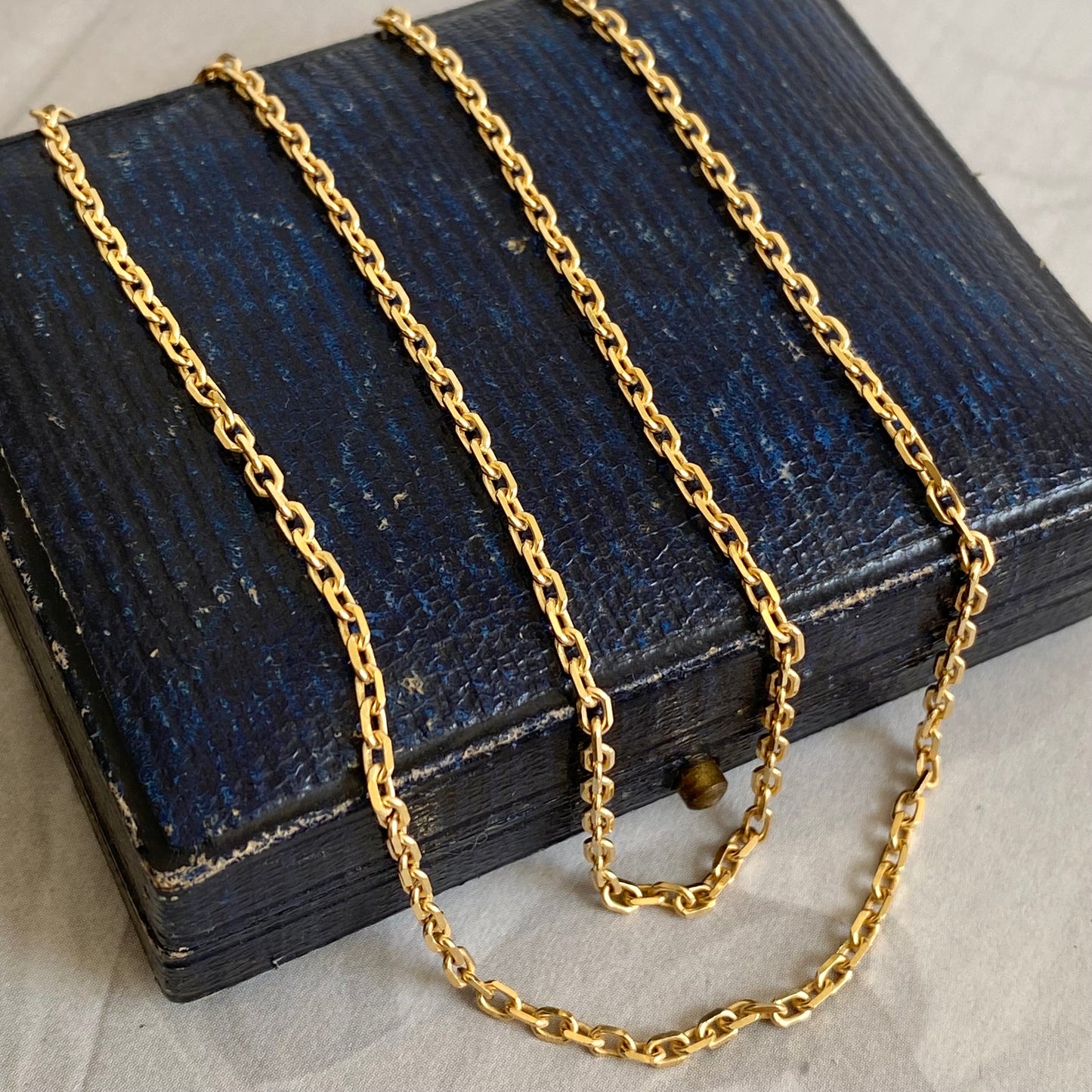 9ct Gold Biker Link Chain | 20" | 2mm