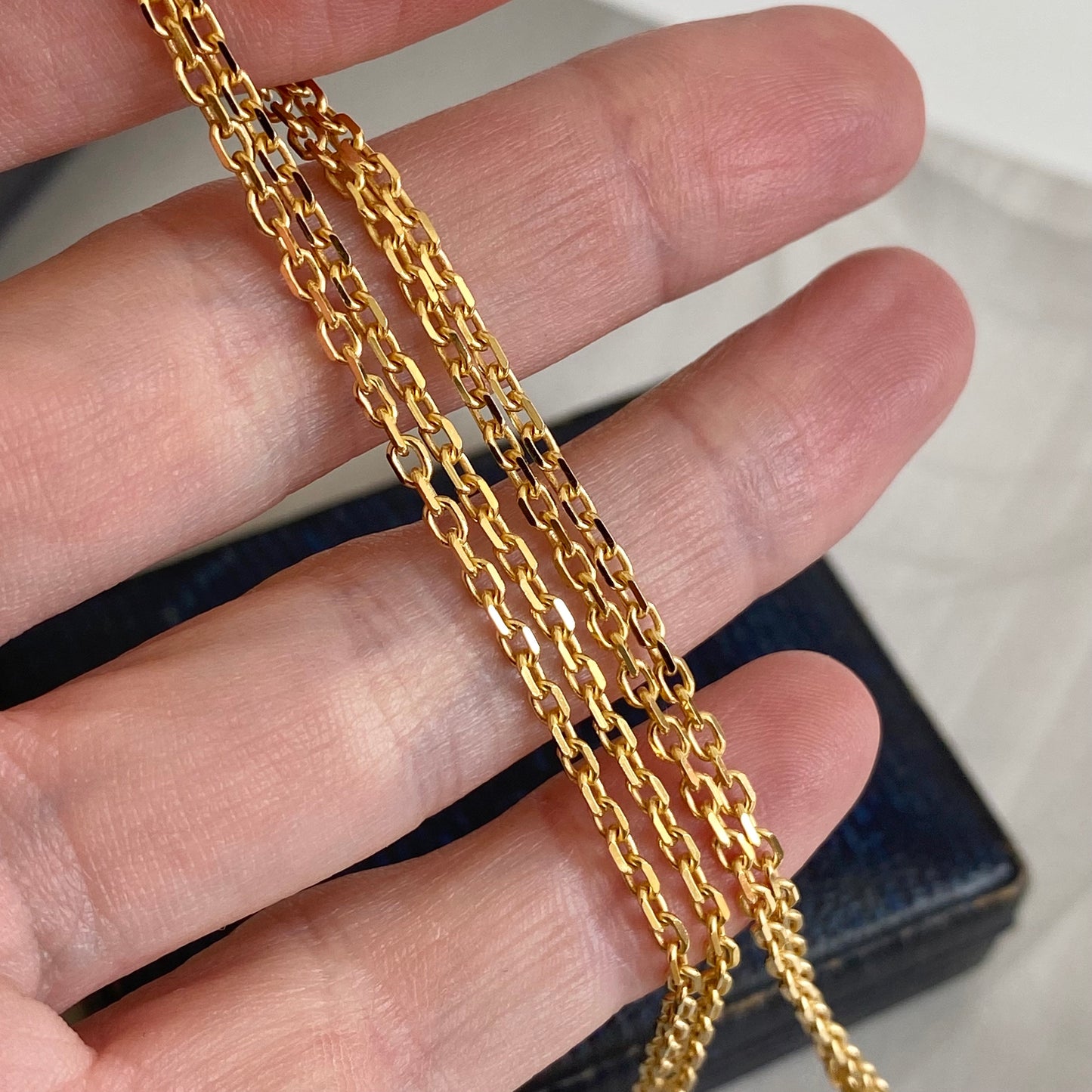 9ct Gold Biker Link Chain | 20" | 2mm