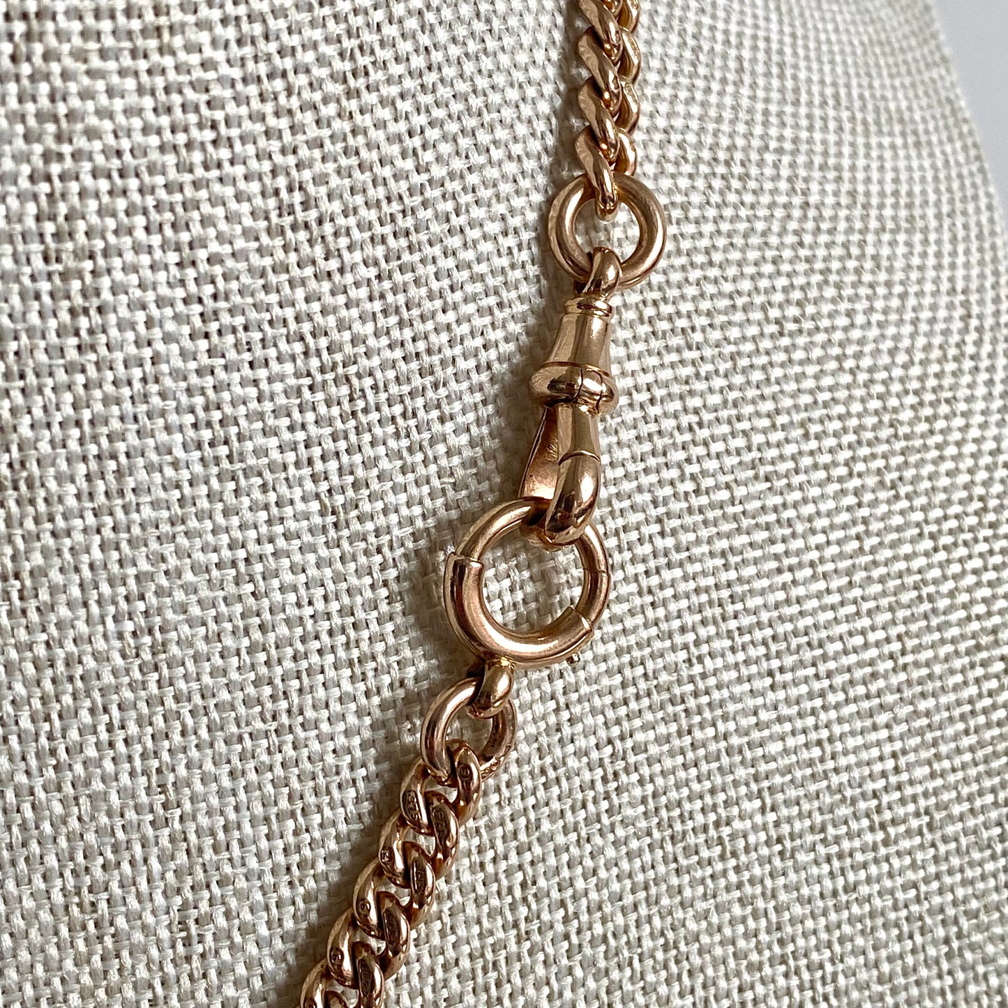 9ct Gold Antique Albert Watch Chain | 14.8" | 5mm