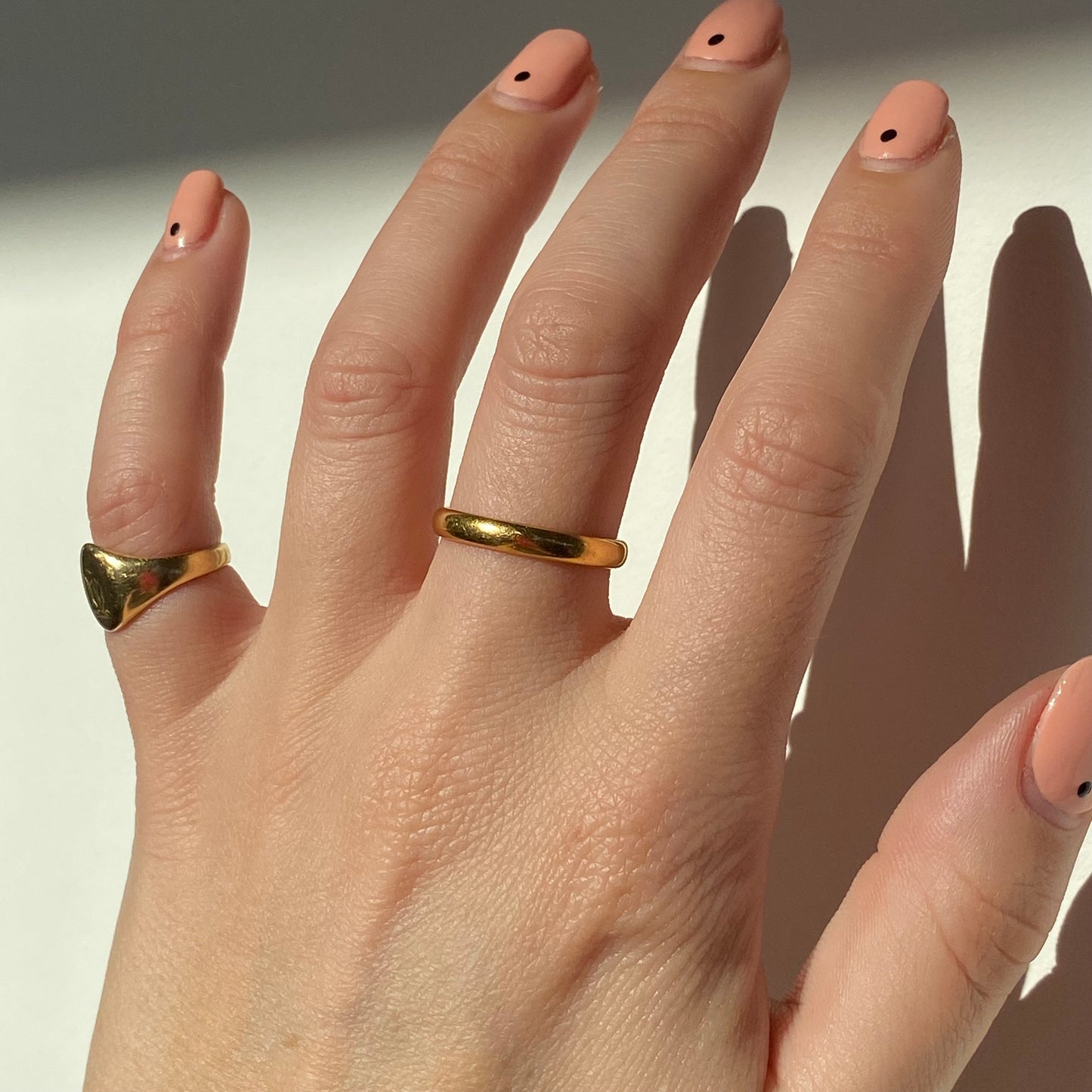 Antique 22ct Plain Band | Size UK O.5
