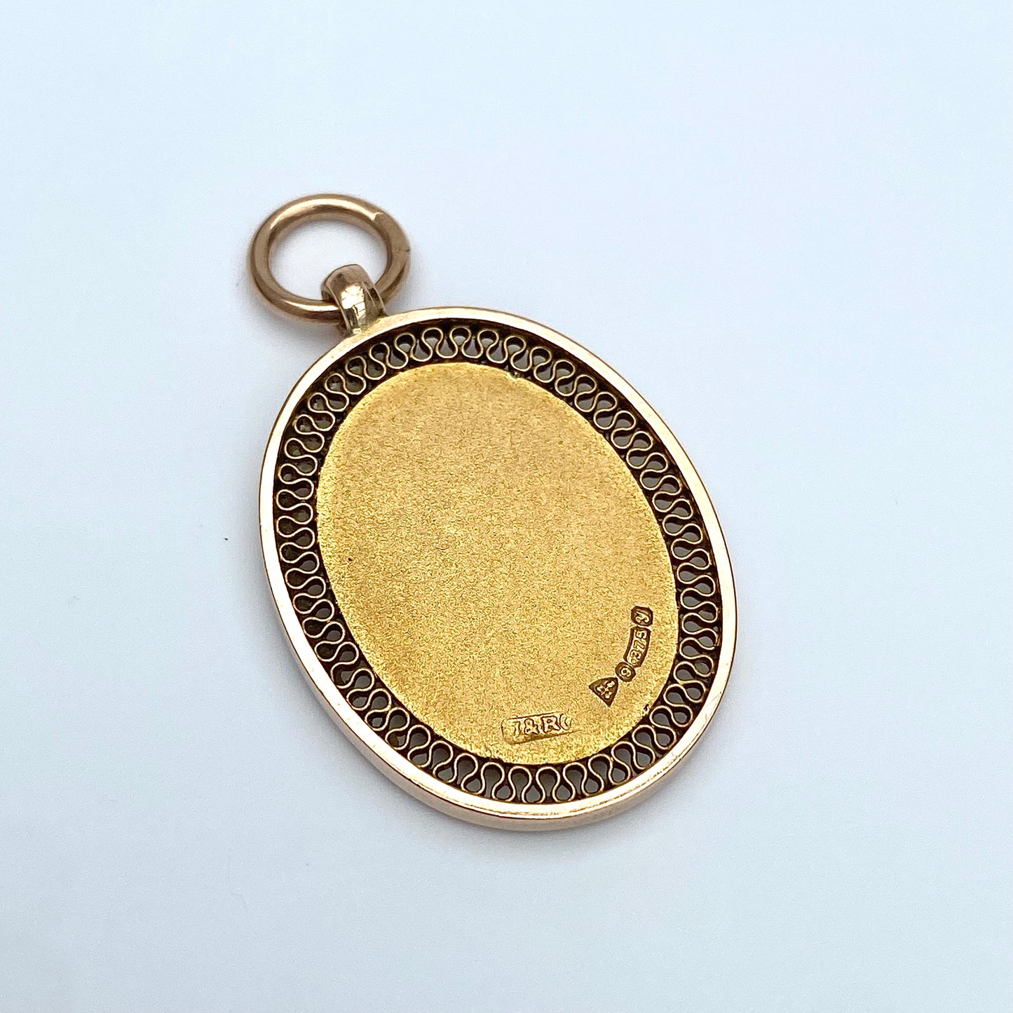 Stunning Antique 9ct Gold Fob Medallion | Chester 1924