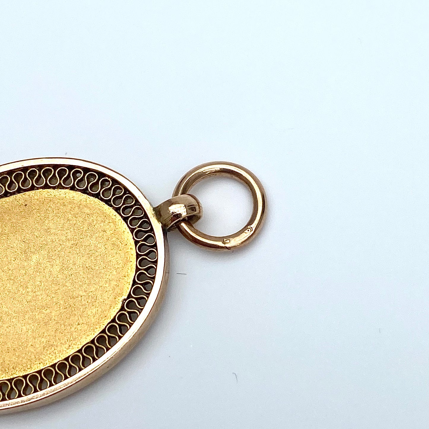 Stunning Antique 9ct Gold Fob Medallion | Chester 1924