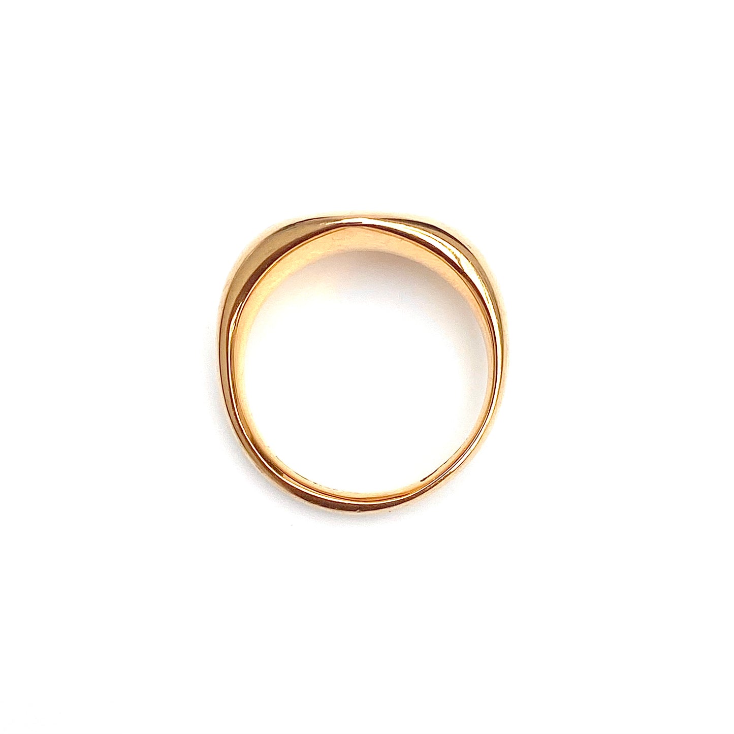 Heavy Vintage 18ct Gold Signet Ring | Size UK J.5