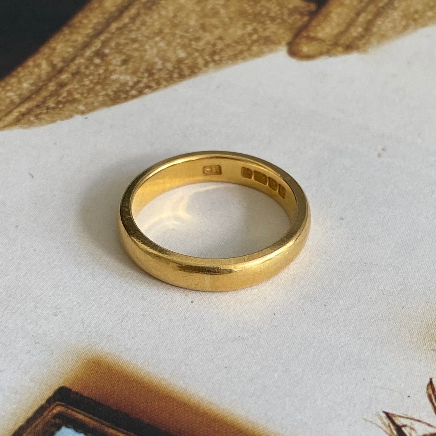 Heavy 22ct Band | Size UK L