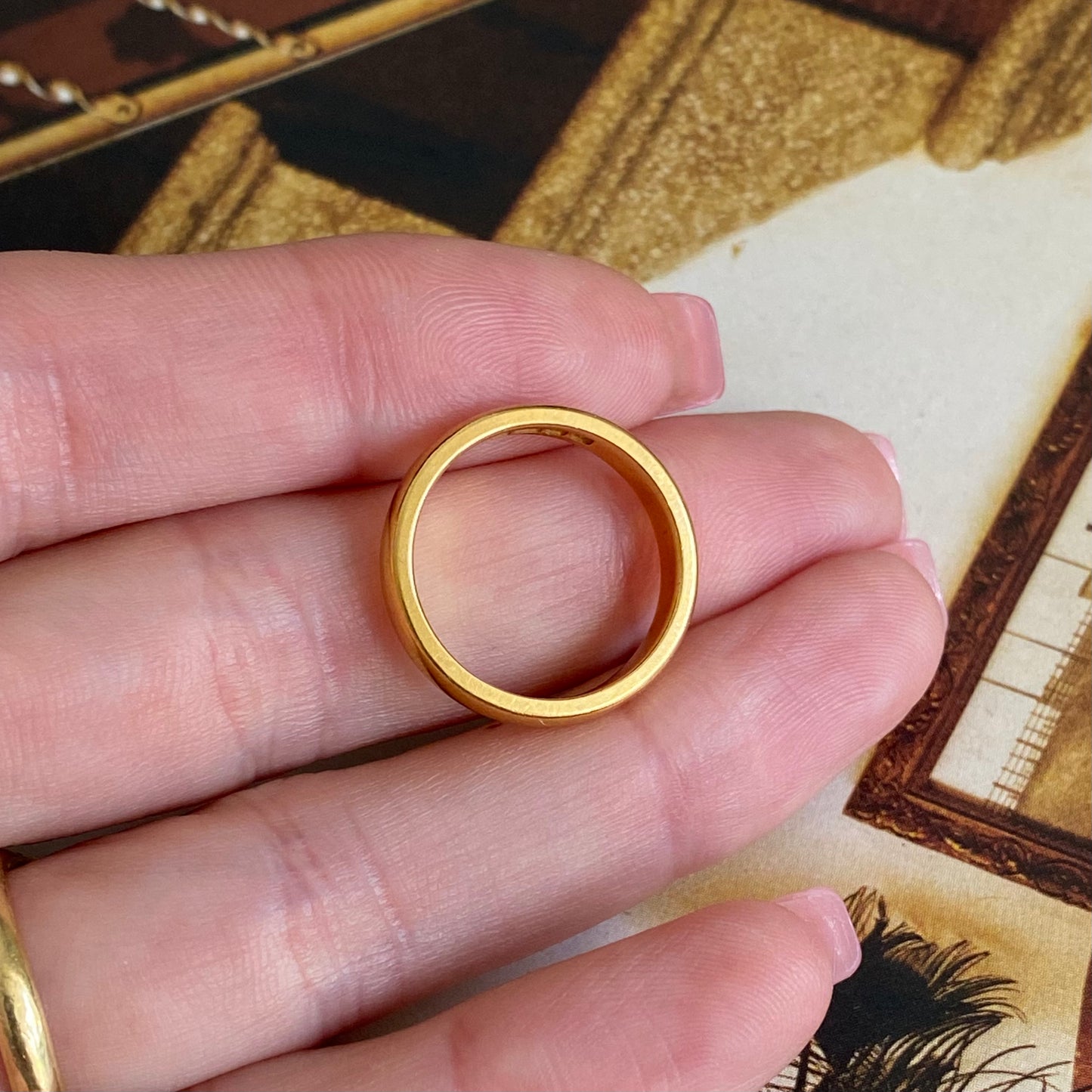 Heavy 22ct Band | Size UK L
