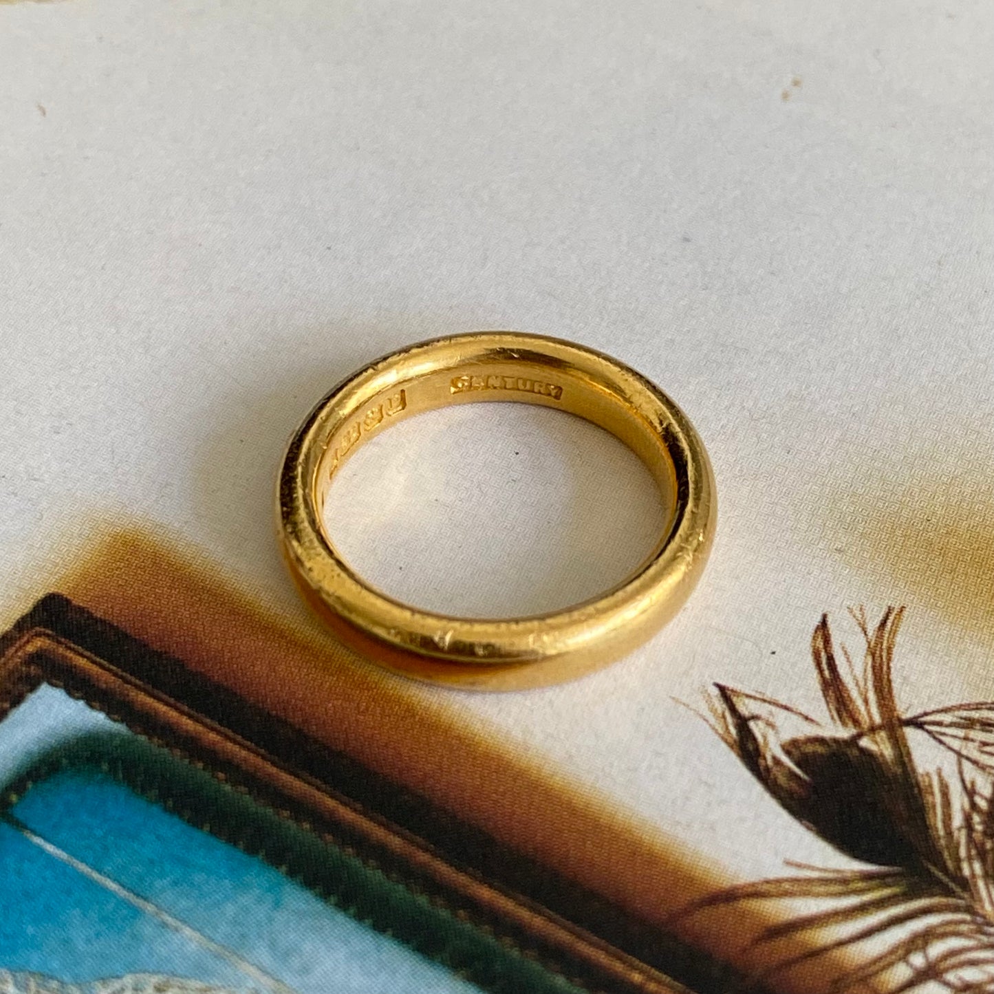 Heavy 22ct Band | Size UK H