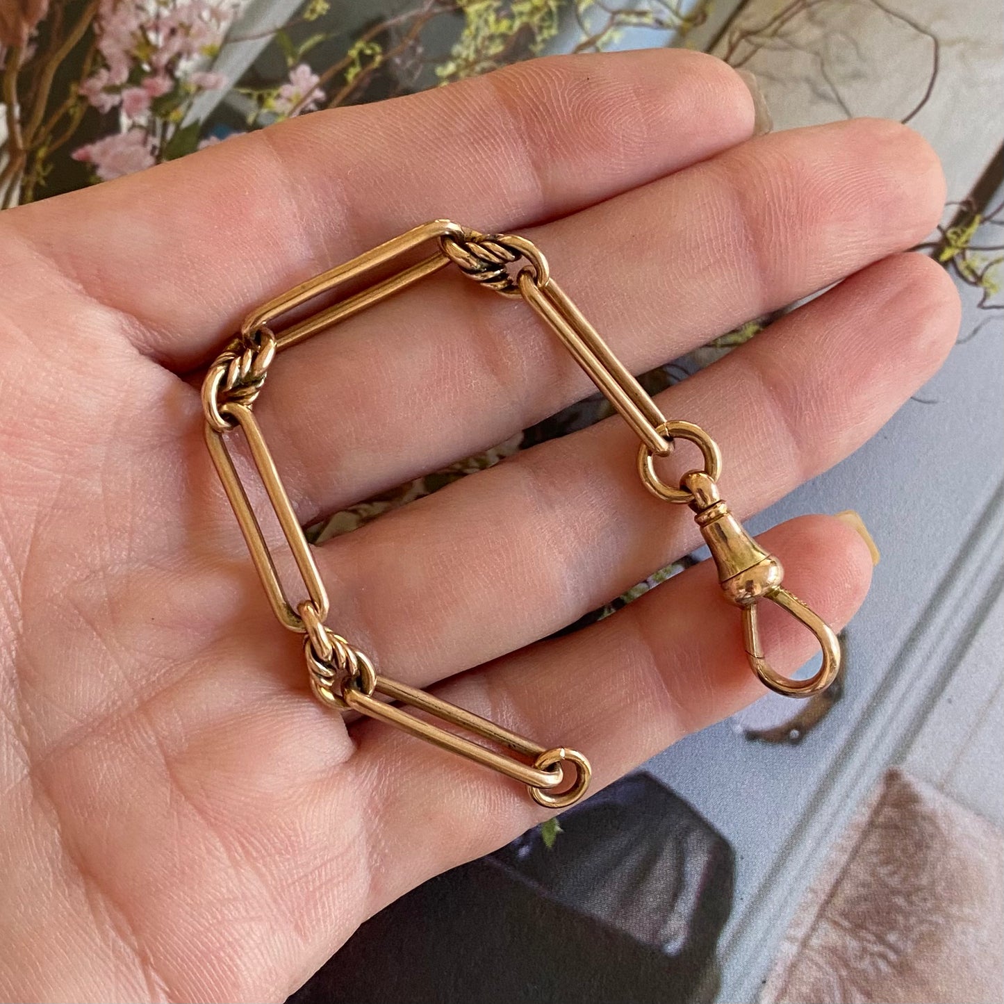 Antique 9ct Gold Fancy Fetter Extender | 4.9" | 5.7mm