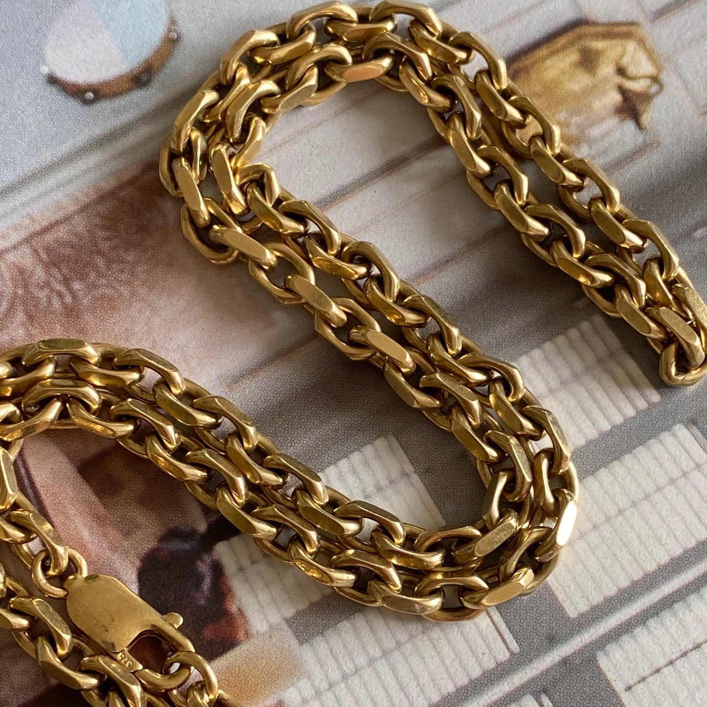 9ct Gold Heavy Chunky Biker Chain | 21.5" | 5mm