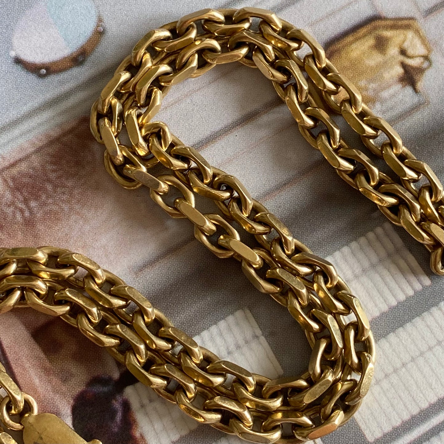 9ct Gold Heavy Chunky Biker Chain | 21.5" | 5mm