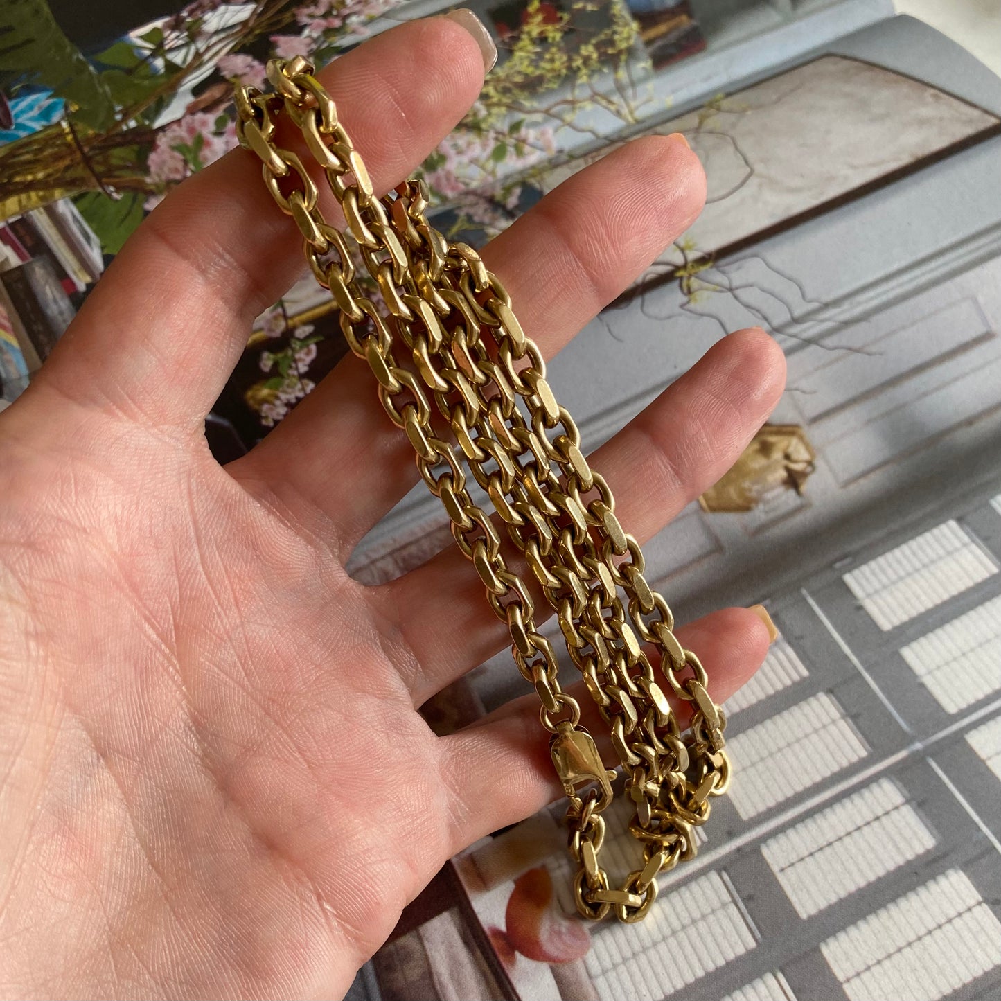 9ct Gold Heavy Chunky Biker Chain | 21.5" | 5mm