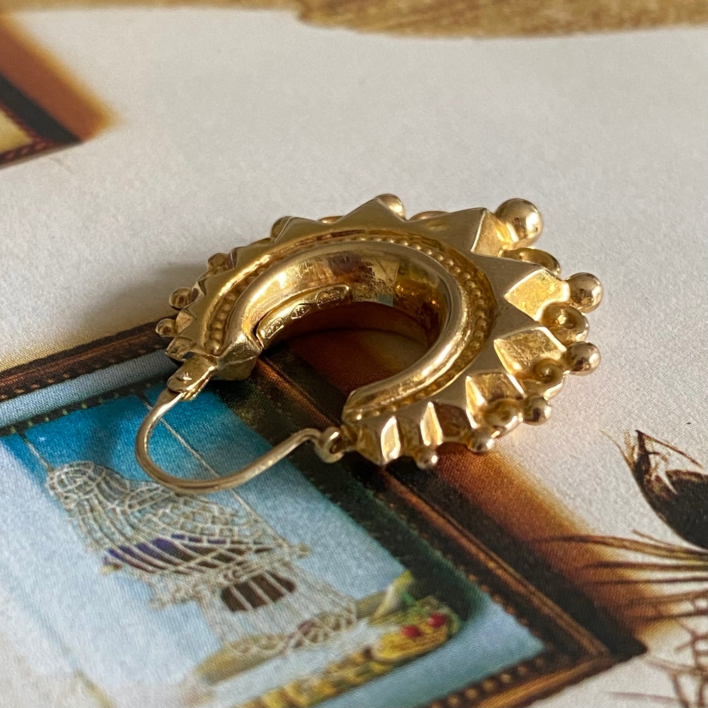 9ct Gold Creole Hoops | 33mm