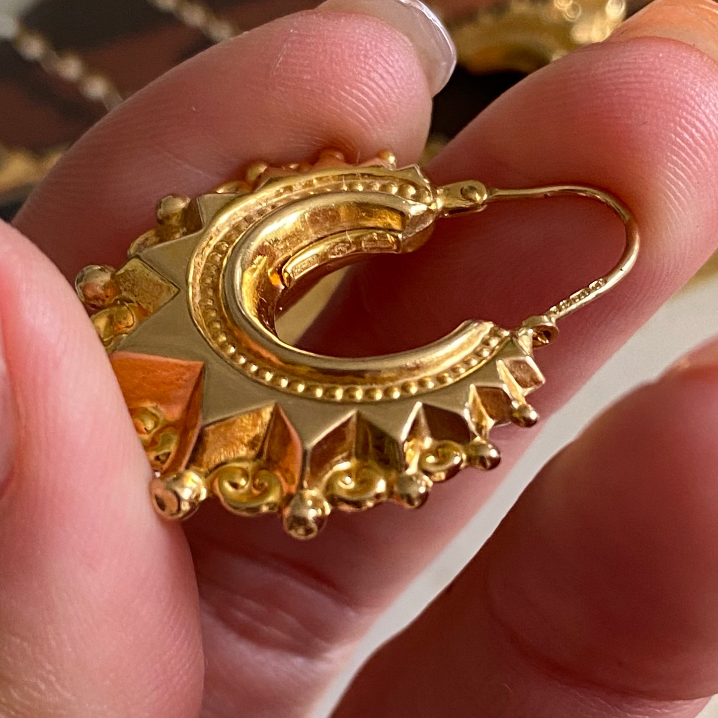 9ct Gold Creole Hoops | 33mm