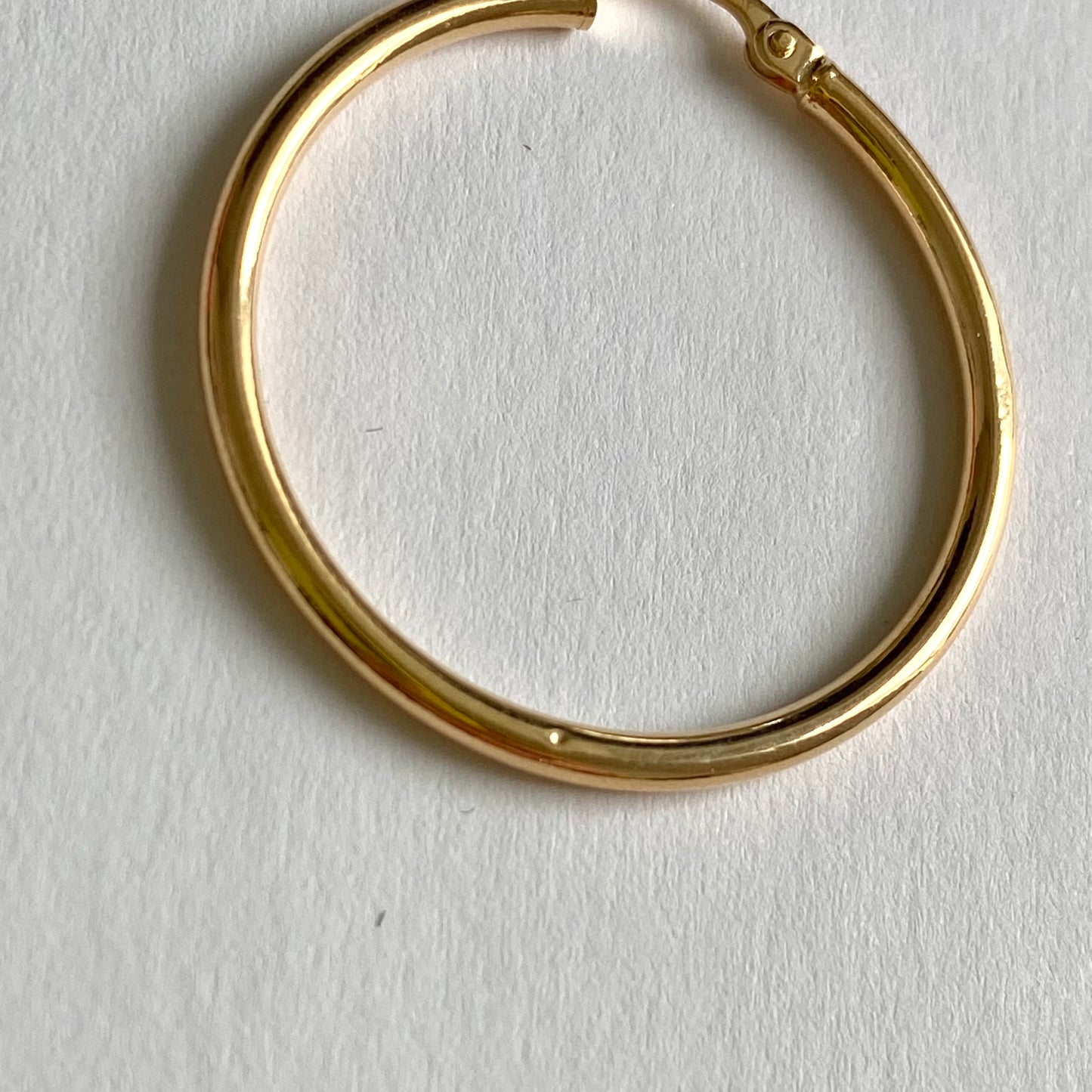 Vintage 9ct Gold Hoops | 31mm