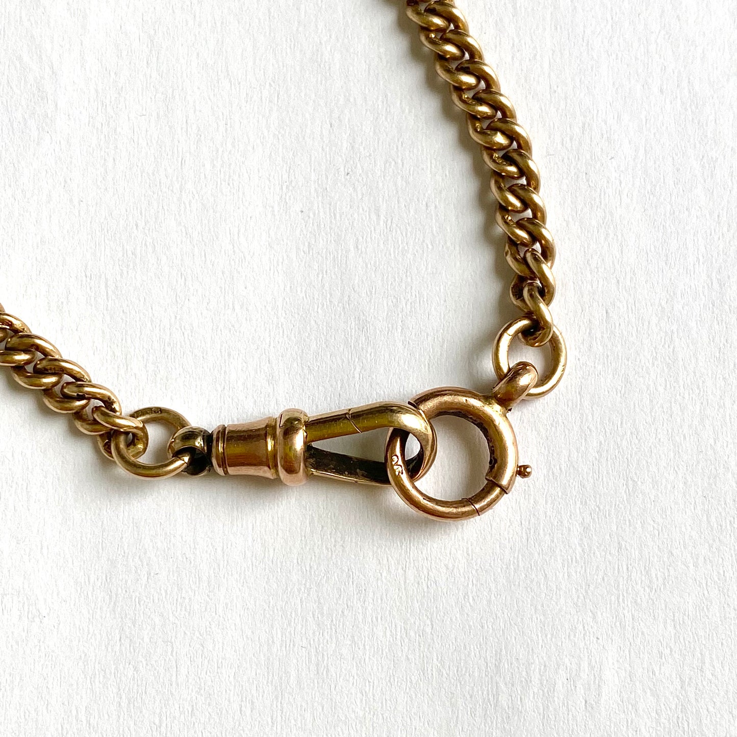 Antique 9ct Gold Albert Chain | 14.5" | 18.1g