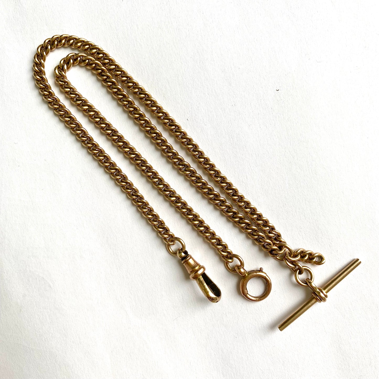 Antique 9ct Gold Albert Chain | 14.5" | 18.1g