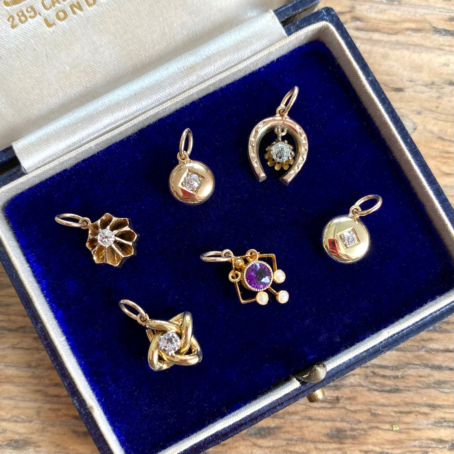 Antique 9ct Gold and Diamond Pin to Pendant Conversion