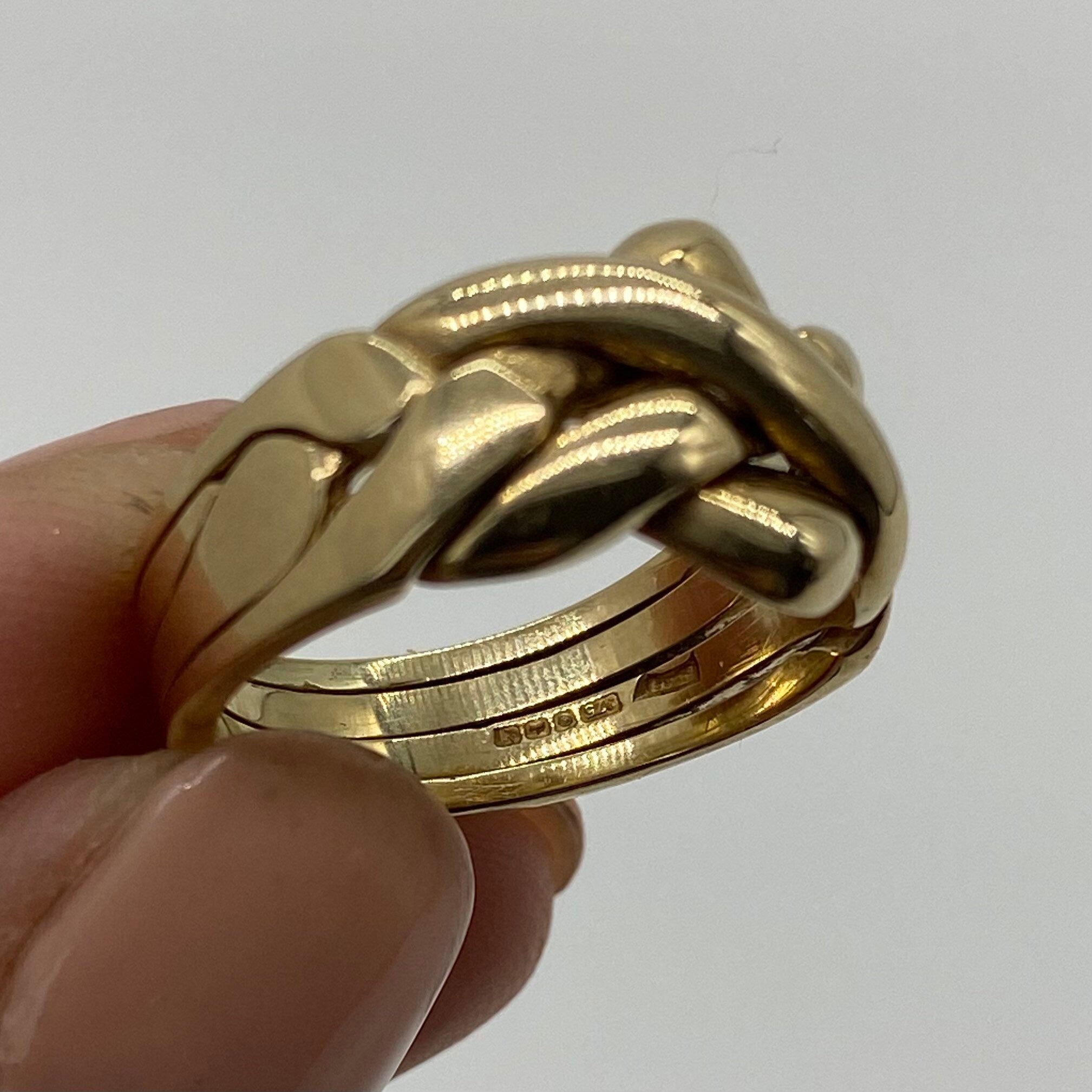 9ct gold on sale puzzle ring